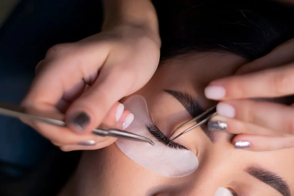 Wimperlift in de behandelsalon
